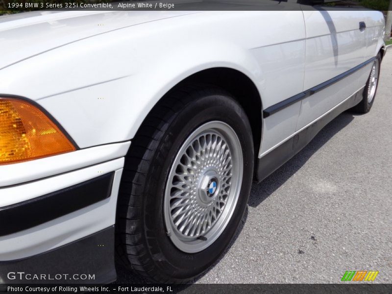 Alpine White / Beige 1994 BMW 3 Series 325i Convertible