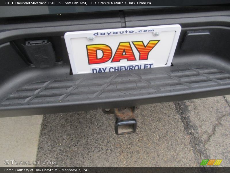 Blue Granite Metallic / Dark Titanium 2011 Chevrolet Silverado 1500 LS Crew Cab 4x4