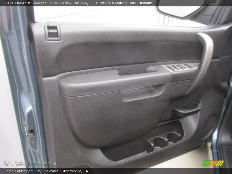 Blue Granite Metallic / Dark Titanium 2011 Chevrolet Silverado 1500 LS Crew Cab 4x4