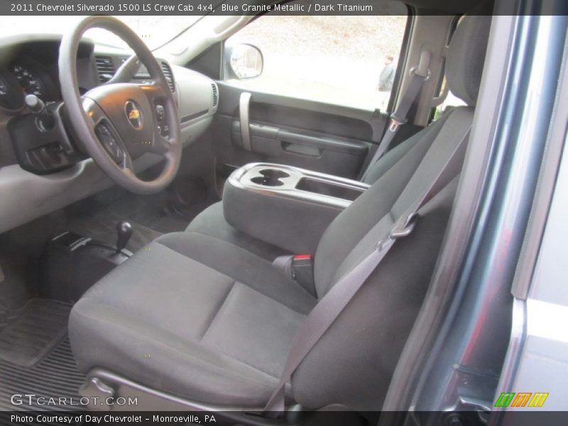 Blue Granite Metallic / Dark Titanium 2011 Chevrolet Silverado 1500 LS Crew Cab 4x4