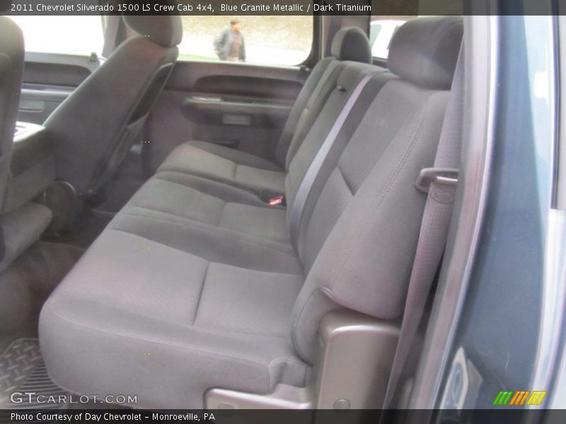 Blue Granite Metallic / Dark Titanium 2011 Chevrolet Silverado 1500 LS Crew Cab 4x4
