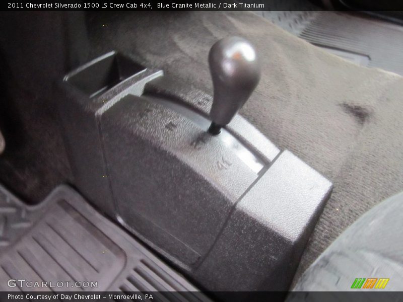 Blue Granite Metallic / Dark Titanium 2011 Chevrolet Silverado 1500 LS Crew Cab 4x4