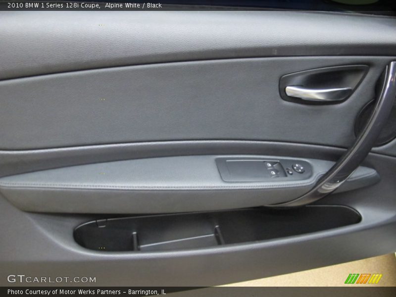 Alpine White / Black 2010 BMW 1 Series 128i Coupe