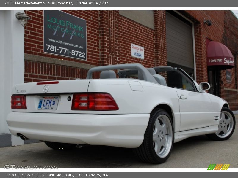 Glacier White / Ash 2001 Mercedes-Benz SL 500 Roadster