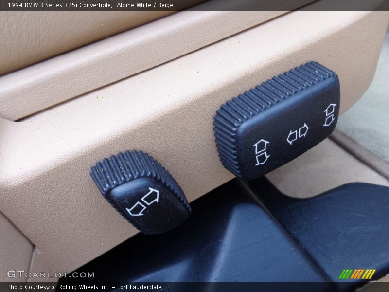 Controls of 1994 3 Series 325i Convertible