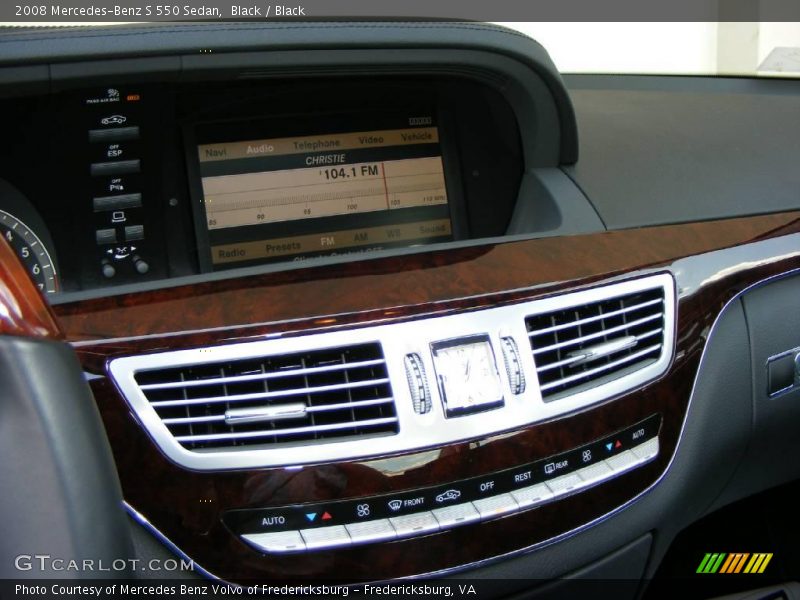 Black / Black 2008 Mercedes-Benz S 550 Sedan