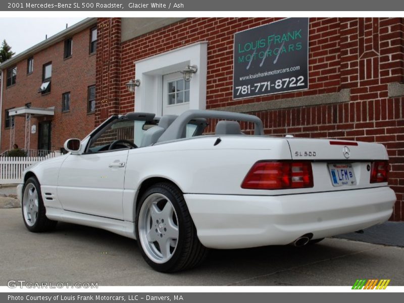 Glacier White / Ash 2001 Mercedes-Benz SL 500 Roadster