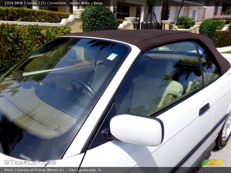 Alpine White / Beige 1994 BMW 3 Series 325i Convertible