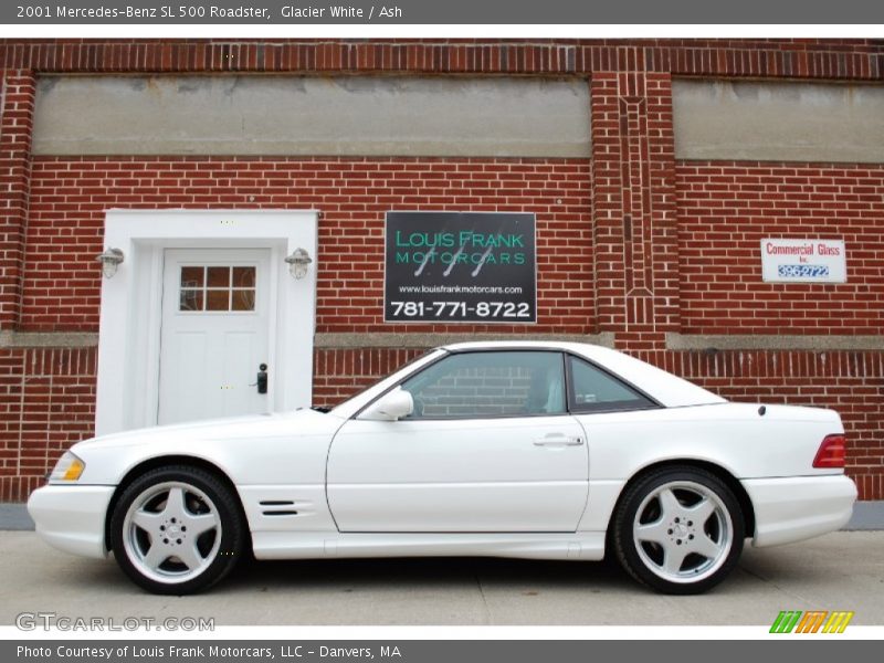 Glacier White / Ash 2001 Mercedes-Benz SL 500 Roadster