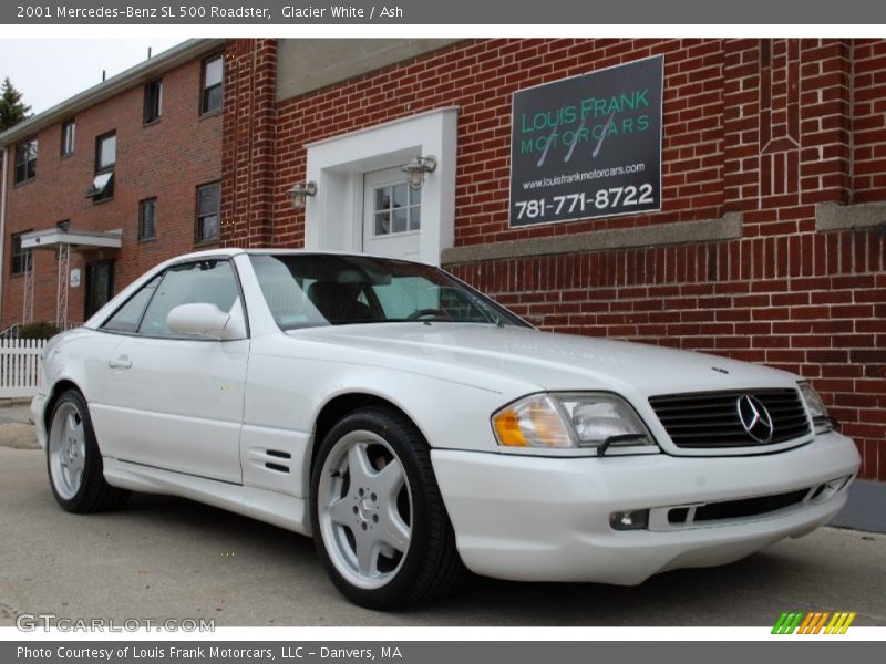 Glacier White / Ash 2001 Mercedes-Benz SL 500 Roadster