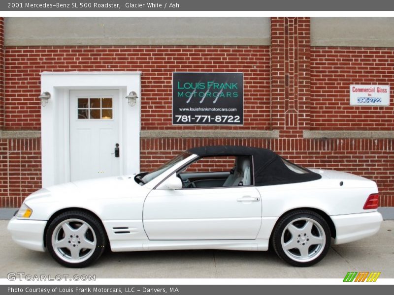 Glacier White / Ash 2001 Mercedes-Benz SL 500 Roadster