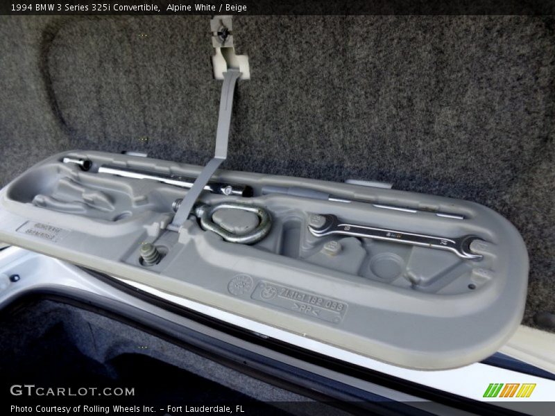 Tool Kit of 1994 3 Series 325i Convertible