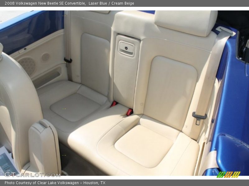 Laser Blue / Cream Beige 2008 Volkswagen New Beetle SE Convertible