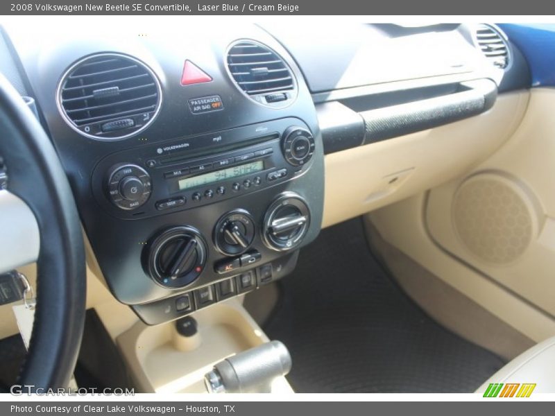 Laser Blue / Cream Beige 2008 Volkswagen New Beetle SE Convertible