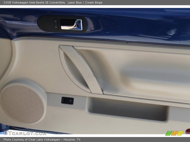 Laser Blue / Cream Beige 2008 Volkswagen New Beetle SE Convertible