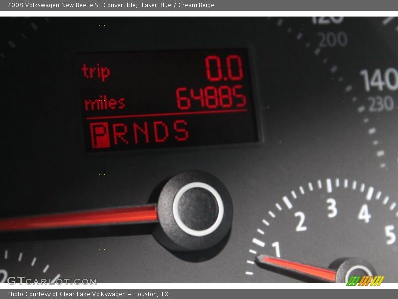 Laser Blue / Cream Beige 2008 Volkswagen New Beetle SE Convertible
