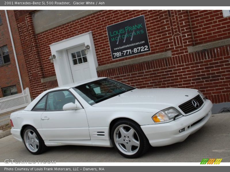 Glacier White / Ash 2001 Mercedes-Benz SL 500 Roadster