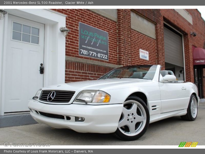 Glacier White / Ash 2001 Mercedes-Benz SL 500 Roadster