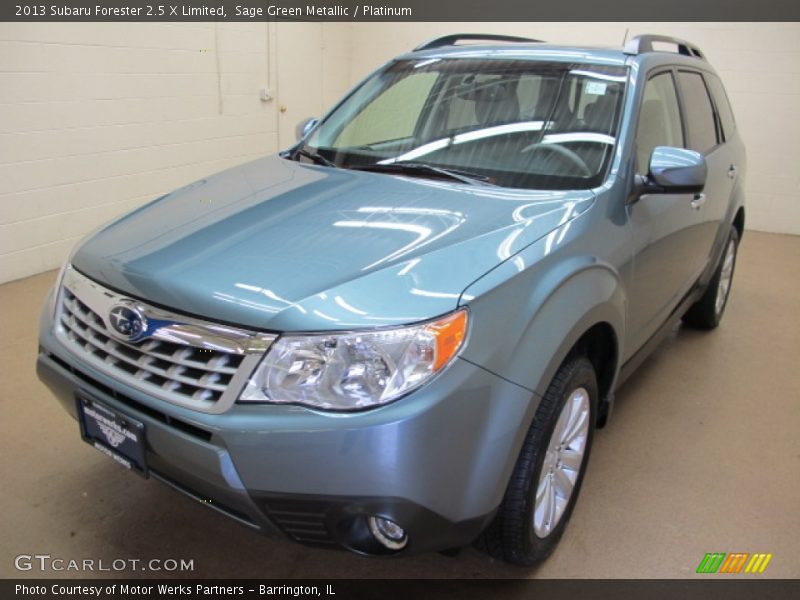 Sage Green Metallic / Platinum 2013 Subaru Forester 2.5 X Limited