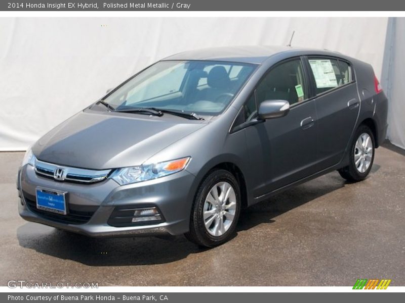 Polished Metal Metallic / Gray 2014 Honda Insight EX Hybrid