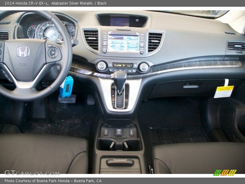 Alabaster Silver Metallic / Black 2014 Honda CR-V EX-L