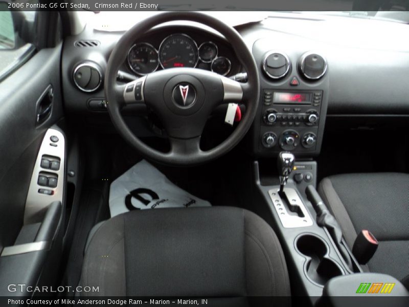 Crimson Red / Ebony 2006 Pontiac G6 GT Sedan