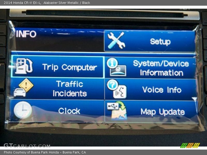 Alabaster Silver Metallic / Black 2014 Honda CR-V EX-L