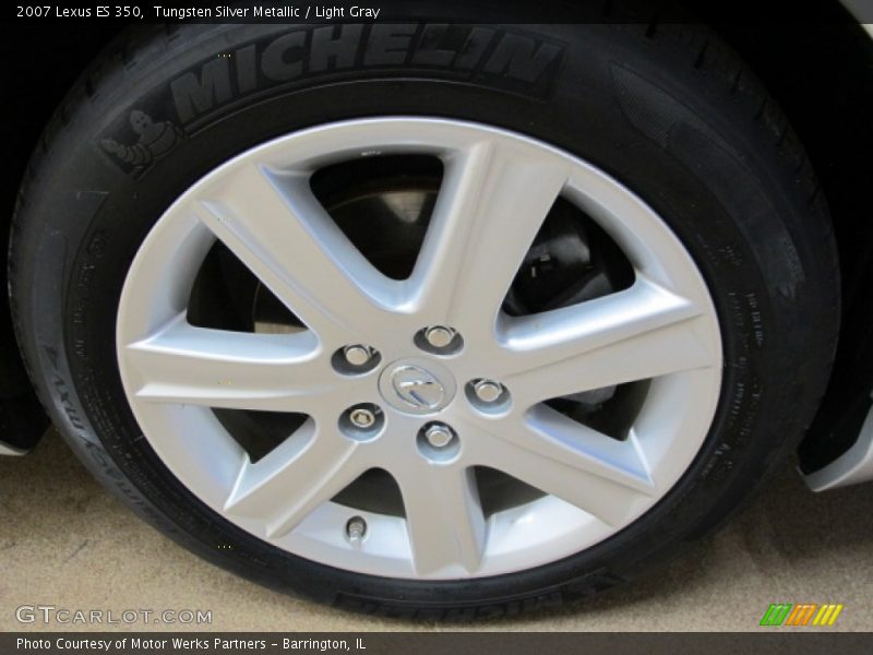 Tungsten Silver Metallic / Light Gray 2007 Lexus ES 350