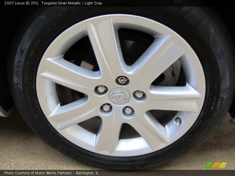 Tungsten Silver Metallic / Light Gray 2007 Lexus ES 350