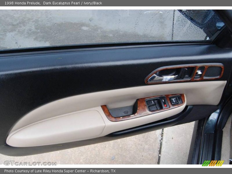 Dark Eucalyptus Pearl / Ivory/Black 1998 Honda Prelude