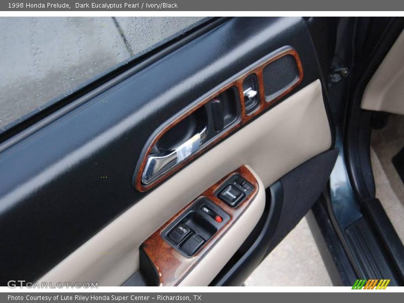 Dark Eucalyptus Pearl / Ivory/Black 1998 Honda Prelude