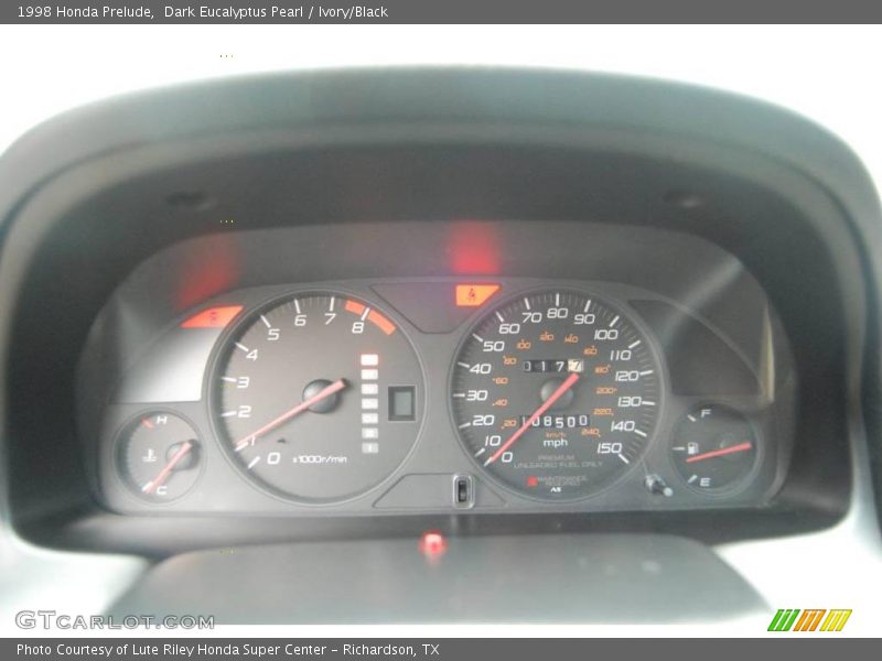Dark Eucalyptus Pearl / Ivory/Black 1998 Honda Prelude