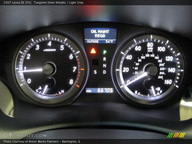 Tungsten Silver Metallic / Light Gray 2007 Lexus ES 350