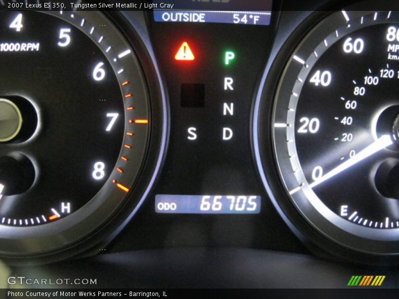 Tungsten Silver Metallic / Light Gray 2007 Lexus ES 350