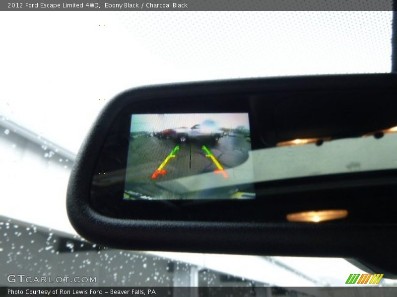 Ebony Black / Charcoal Black 2012 Ford Escape Limited 4WD