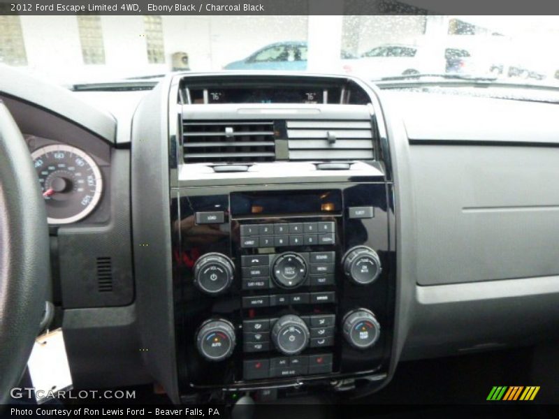 Ebony Black / Charcoal Black 2012 Ford Escape Limited 4WD