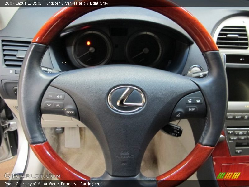 Tungsten Silver Metallic / Light Gray 2007 Lexus ES 350