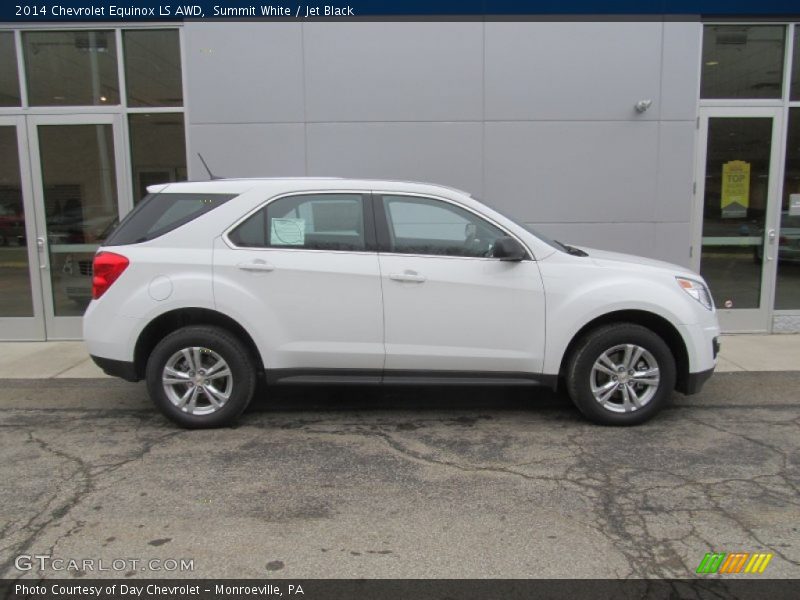Summit White / Jet Black 2014 Chevrolet Equinox LS AWD