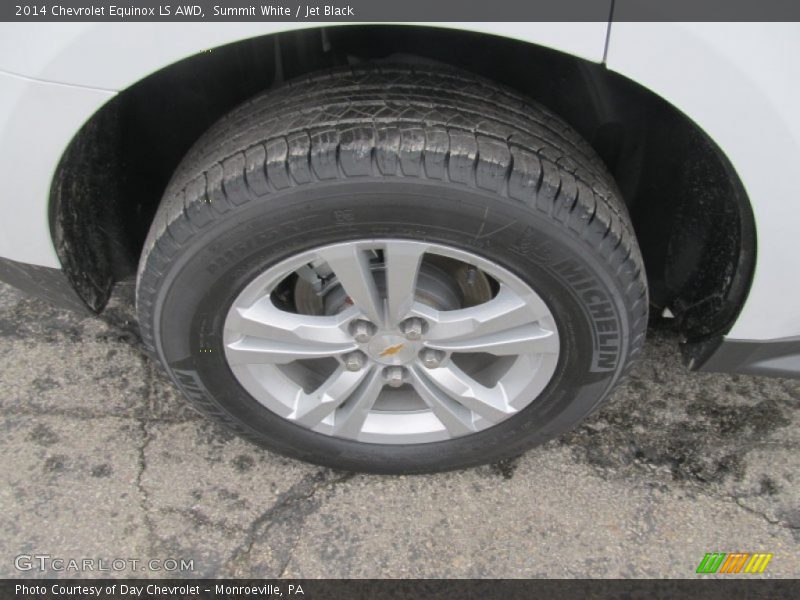 Summit White / Jet Black 2014 Chevrolet Equinox LS AWD