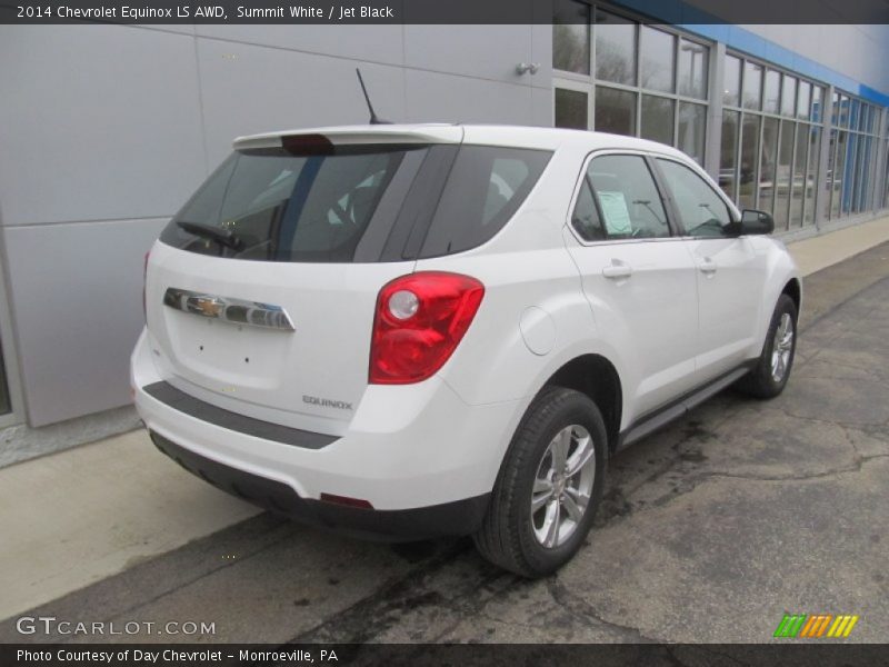 Summit White / Jet Black 2014 Chevrolet Equinox LS AWD