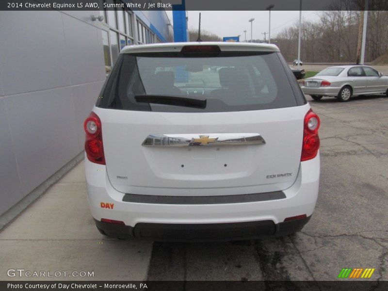 Summit White / Jet Black 2014 Chevrolet Equinox LS AWD