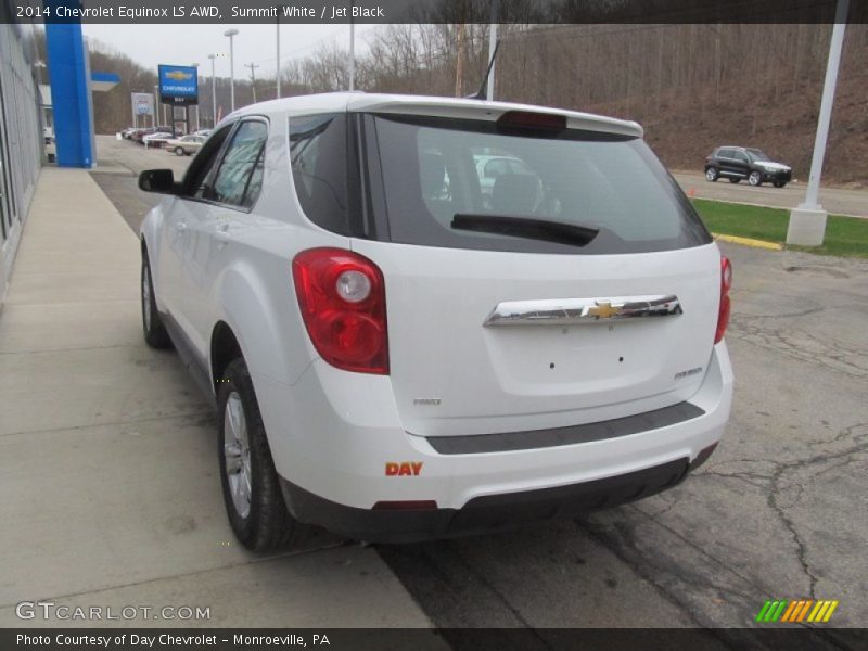 Summit White / Jet Black 2014 Chevrolet Equinox LS AWD