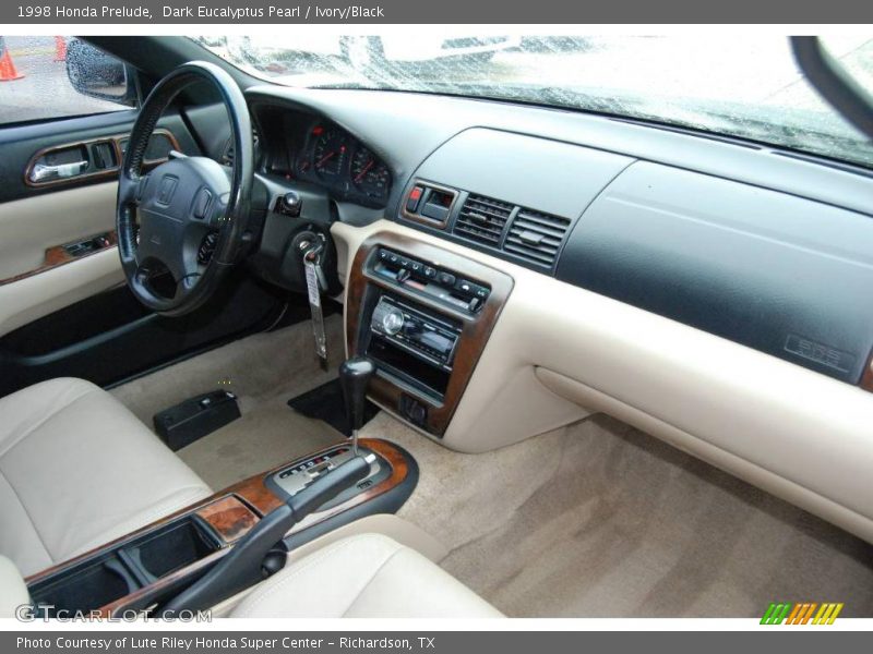 Dark Eucalyptus Pearl / Ivory/Black 1998 Honda Prelude