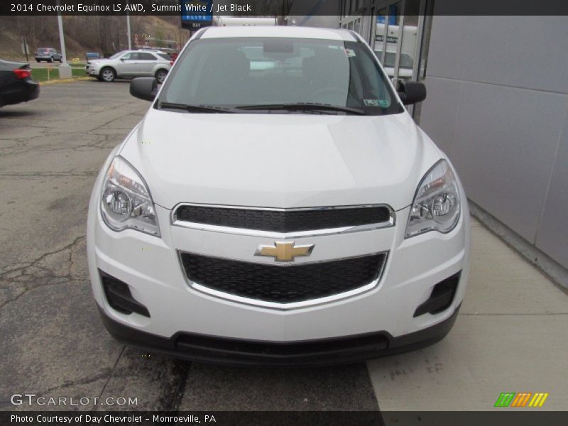 Summit White / Jet Black 2014 Chevrolet Equinox LS AWD