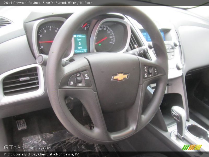 Summit White / Jet Black 2014 Chevrolet Equinox LS AWD