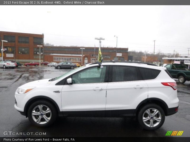 Oxford White / Charcoal Black 2013 Ford Escape SE 2.0L EcoBoost 4WD
