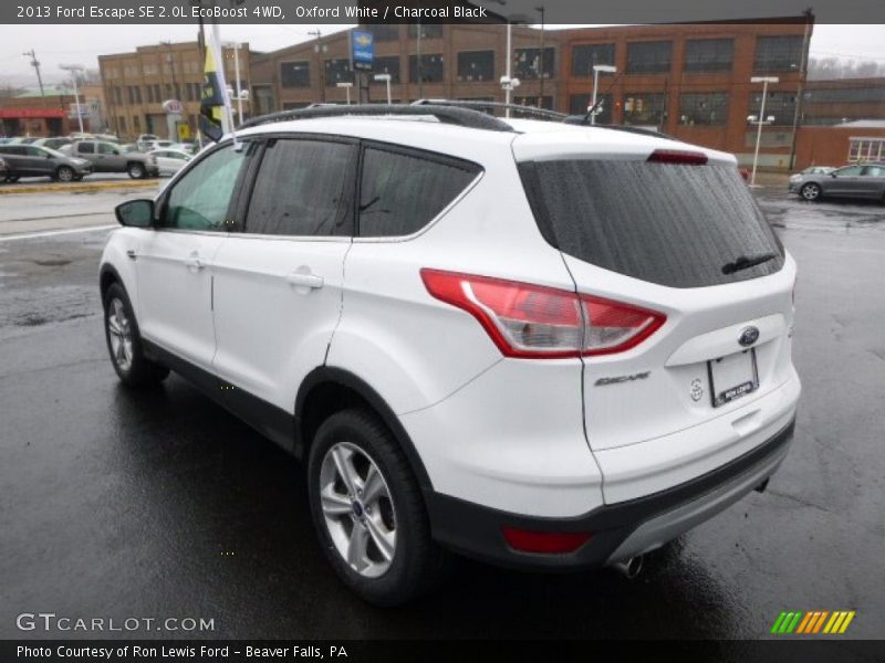 Oxford White / Charcoal Black 2013 Ford Escape SE 2.0L EcoBoost 4WD