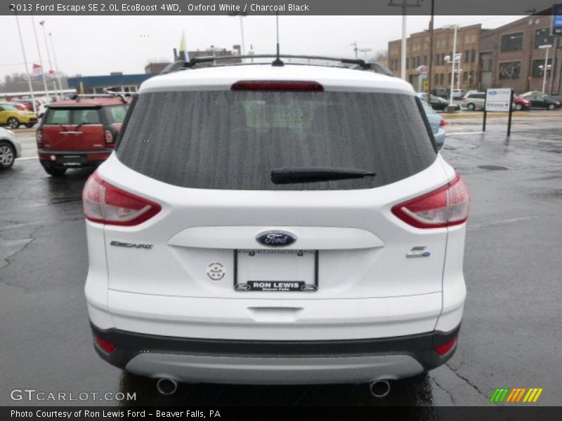 Oxford White / Charcoal Black 2013 Ford Escape SE 2.0L EcoBoost 4WD