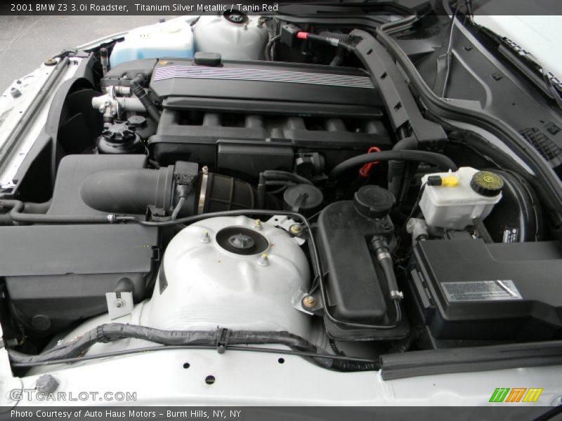 Titanium Silver Metallic / Tanin Red 2001 BMW Z3 3.0i Roadster