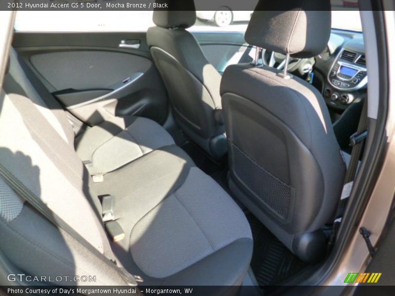 Mocha Bronze / Black 2012 Hyundai Accent GS 5 Door